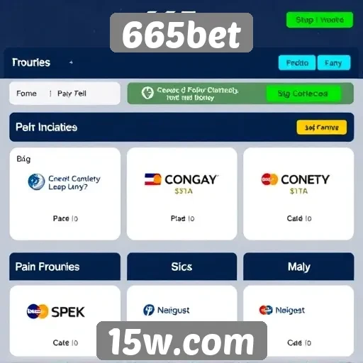Opções de pagamento disponíveis no 665bet